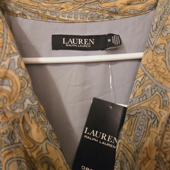 Ralph Lauren Paisley Dres. ptp 21" Retail$137 - Picture 4 of 5